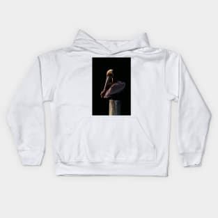 Pelican at Sunset Kids Hoodie